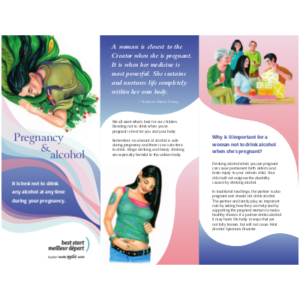 Cover of the Pregnancy and Alcohol Indigenous brochure