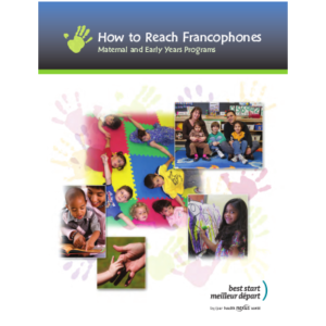 Cover of the "How to reach francophones" manual