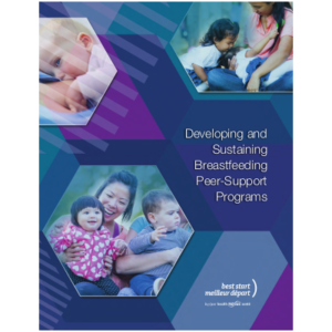 Couverture du rapport" Developing and Sustaining Breastfeeding Peer-Support Programs"
