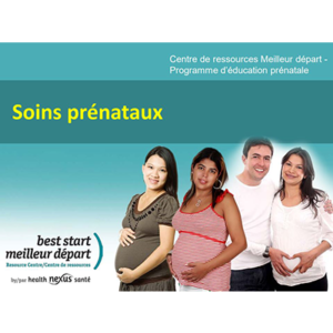 première diapo du chapitre sur les soins prénataux des modules d'éducation prénatale