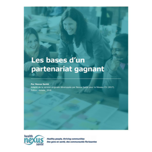 Cover of the "Les bases d’un partenariat gagnant" manual