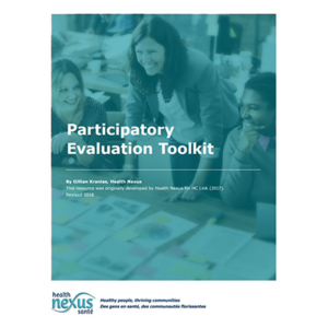 Cover of the "Participatory Evaluation Toolkit" manual