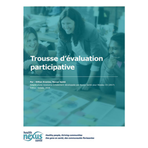 Couverture du livret "Trousse d’évaluation participative"