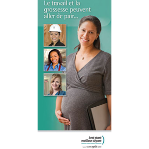 Couverture de la brochure sur le travail et la grossesse