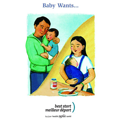 Cover of the baby wants booklet