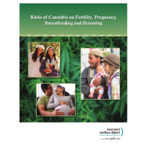 Cover of the cannabis booklet / Couverture du livret sur le cannabis