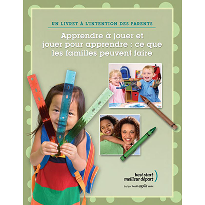 Cover of the "Apprendre à jouer..." booklet