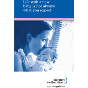 Cover of the life with a new baby booklet