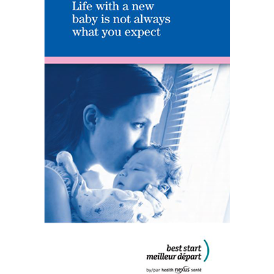 Cover of the life with a new baby booklet